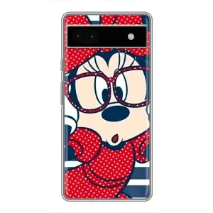 Міккі Маус чохол для Google Pixel 6a (AlphaPrint - Мультяшні) (Маус в окулярах)