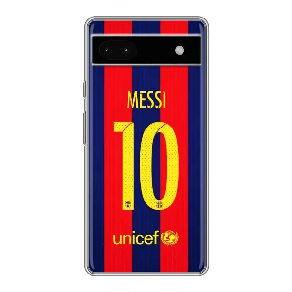Чехол с принтом «Messi Barca 10» для Google Pixel 6a Чехол с принтом «Messi Barca 10» для Google Pixel 6a