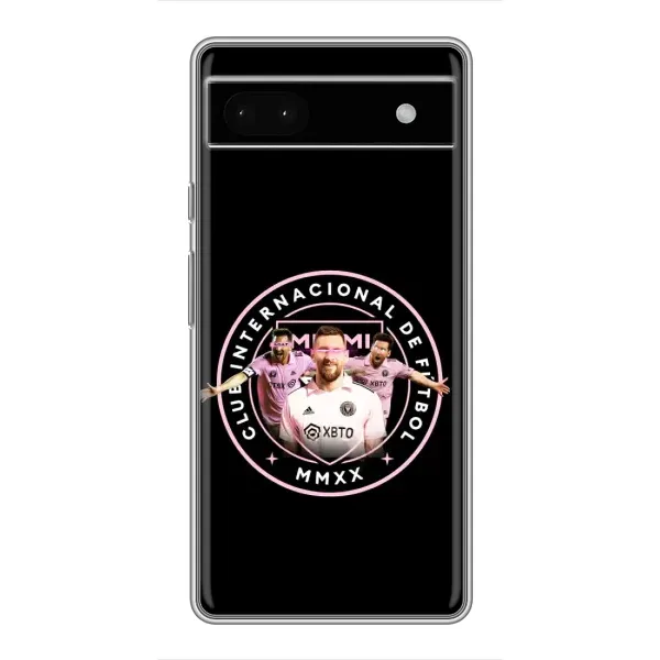Чохол з принтом «Мессі в лого» для Google Pixel 6a Чохол з принтом «Мессі в лого» для Google Pixel 6a
