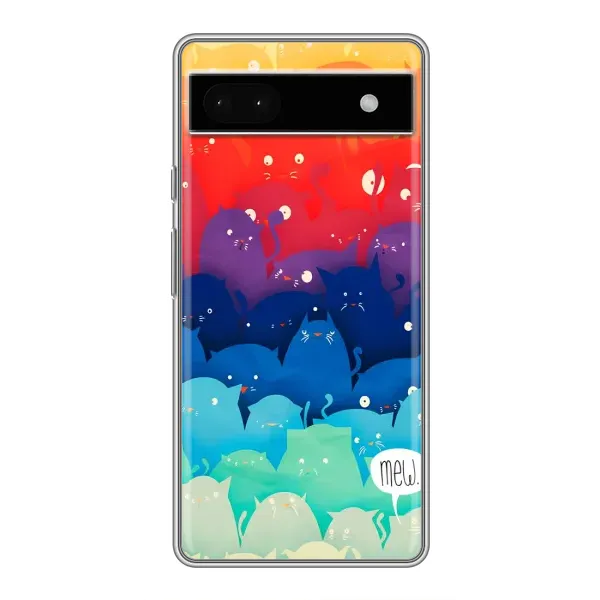 Чохол з принтом «Mew» для Google Pixel 6a