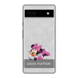 Чехол Disney Mouse Google Pixel 6a (PREMIUMPrint) (Мики Маус ЛВ)