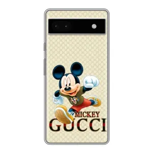 Чехол Disney Mouse Google Pixel 6a (PREMIUMPrint) (Mikki Gucci)