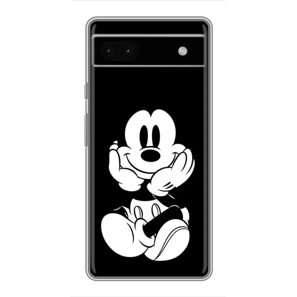 Чехол с принтом «Микки на черном» для Google Pixel 6a