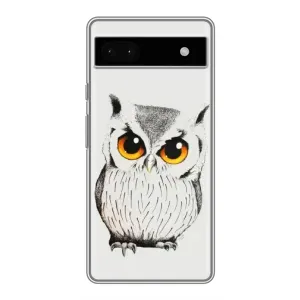 Чехол с птицами на Google Pixel 6a (VPrint) (Милая Сова)