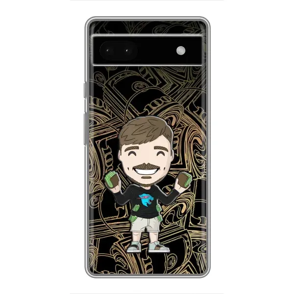 Чехол с принтом «Mister Beast» для Google Pixel 6a