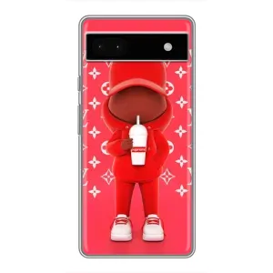 Крутые Чехлы Луи Виттон для Google Pixel 6a (AlphaPrint) (Модный стиль)