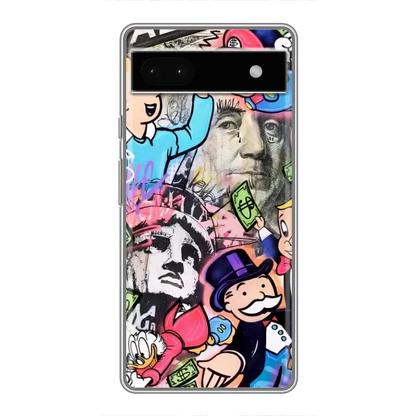 Чохол з принтом «Monopoly man» для Google Pixel 6a