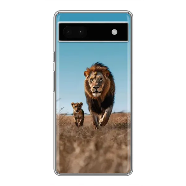 Чехол с принтом «Мусафа и Симба» для Google Pixel 6a