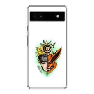 Naruto Anime Чехлы для Гугл Пиксель 6а (AlphaPrint) (Наруто Курама)