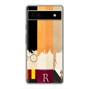 Чехлы с Гарри Поттером для Google Pixel 6a (AlphaPrint) (обложка Гарри Поттера)