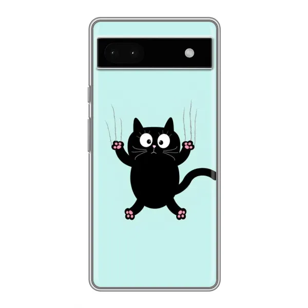 Чохол з принтом «Падаючий кіт» для Google Pixel 6a