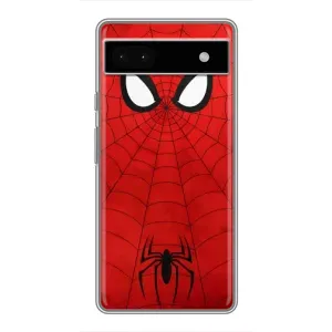 Чехол с человеком пауком для Google Pixel 6a - (AlphaPrint) (Паук (Марвел))