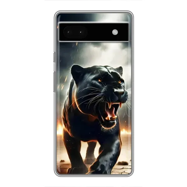 Чехол с принтом «Черная пантера» для Google Pixel 6a