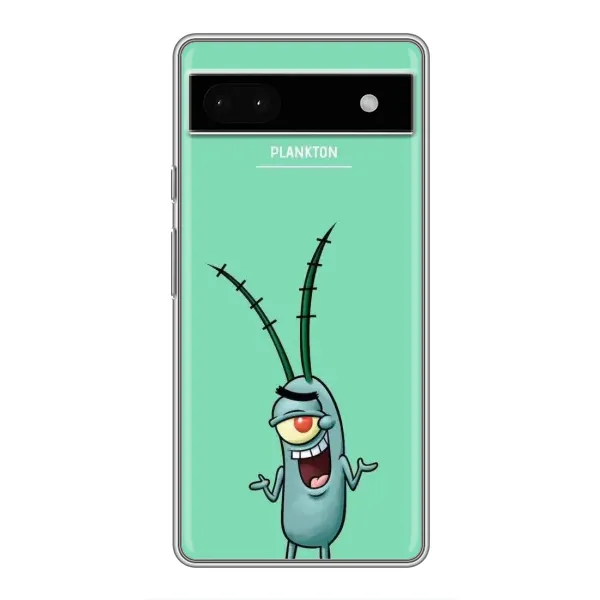 Чохол з принтом «Персонаж Планктон» для Google Pixel 6a