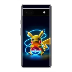 Чохол з Пікачу на Google Pixel 6a (Покемон)
