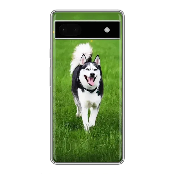 Чохол з принтом «Радісний Хаскі» для Google Pixel 6a