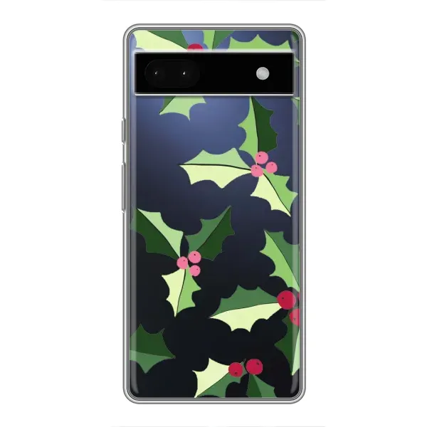 Чехол с принтом «Рождественский фон» для Google Pixel 6a