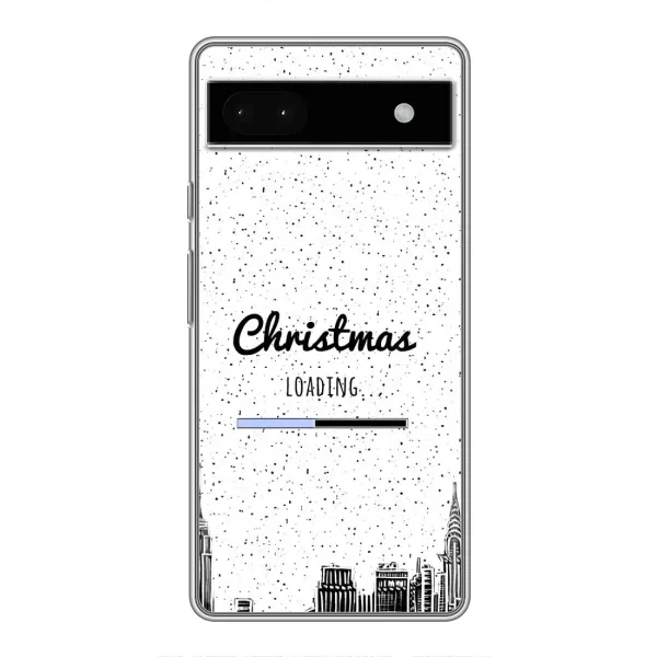 Чехол с принтом «Рождество загружается» для Google Pixel 6a