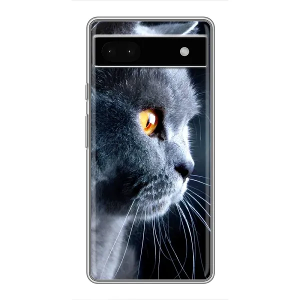 Чохол з принтом «Сірий Кіт» для Google Pixel 6a