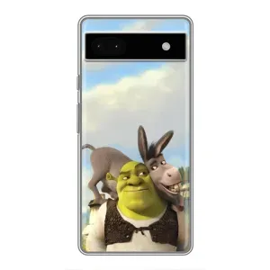 Чехол с мультфильмом Шрек на Google Pixel 6a