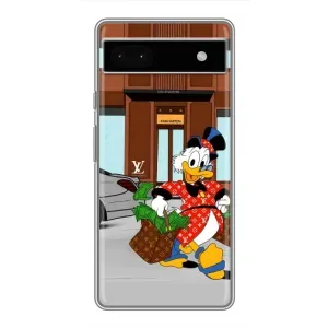 Чехлы для Google Pixel 6a - Скрудж МакДак Louis Vuitton (PREMIUMPrint)