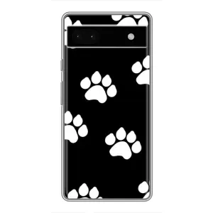Чехлы с собаками для Google Pixel 6a (VPrint) (Следы собаки)