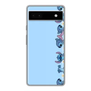 Чехол с принтом «Стич фон» для Google Pixel 6a