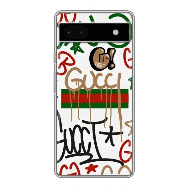 Чехол с принтом «Стиль GUUCI» для Google Pixel 6a