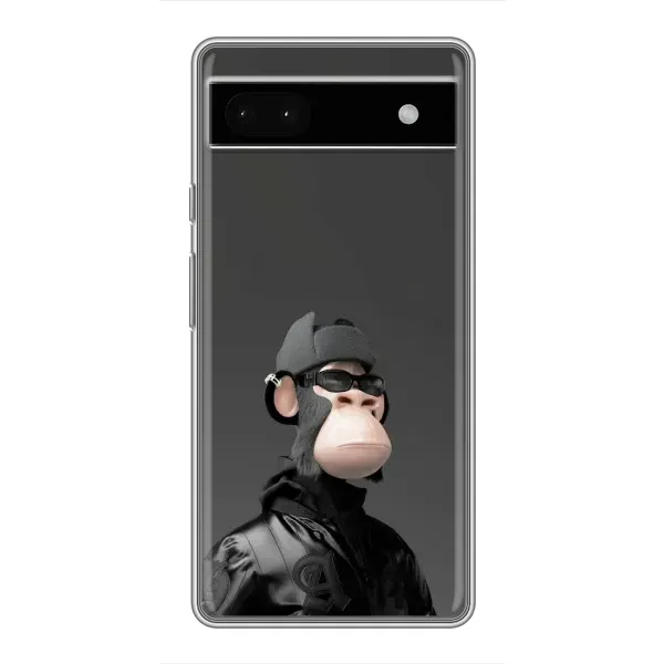 Чохол з принтом «стильна мавпа NFT» для Google Pixel 6a
