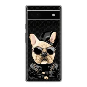Чехлы с крутыми принтами для Google Pixel 6a - (PREMIUMPrint) (Стильная собака)