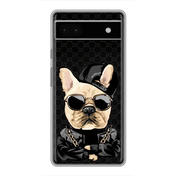 Чохол з принтом «Стильна собака» для Google Pixel 6a