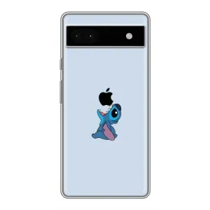Чехол с принтом «Stitch apple» для Google Pixel 6a