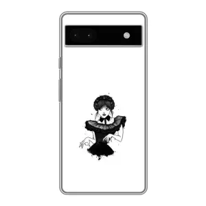 Чехлы Венсдей на Google Pixel 6a Уэнсдей (AlphaPrint) (танец Уэнздей)