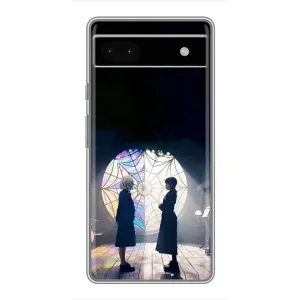 Чехлы Венсдей на Google Pixel 6a Уэнсдей (AlphaPrint) (Уэнздей и Инид)