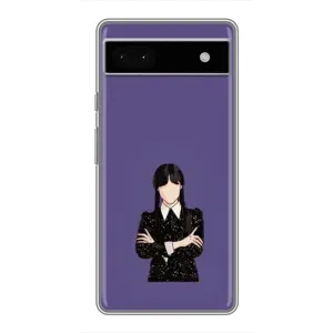 Чехлы Венсдей на Google Pixel 6a Уэнсдей (AlphaPrint)