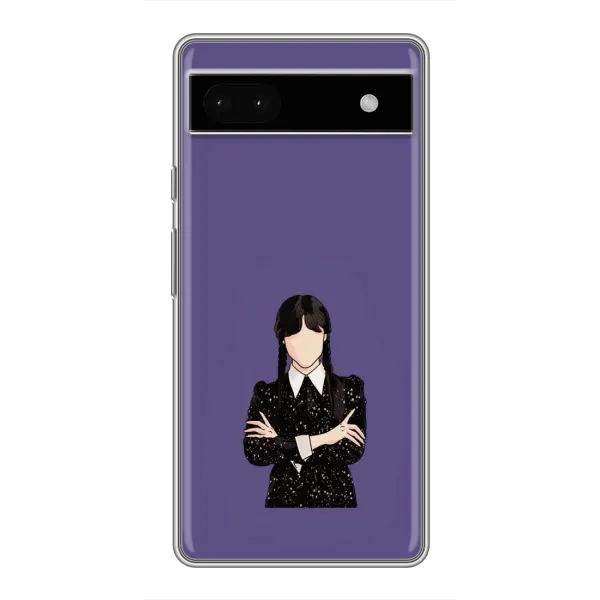 Чохол з принтом «Венздей у чорному» для Google Pixel 6a