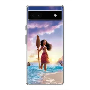 Чехол с принтом «Моана с веслом» для Google Pixel 6a