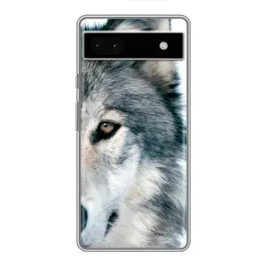 Чехлы с картинками животных Google Pixel 6a (Волк)