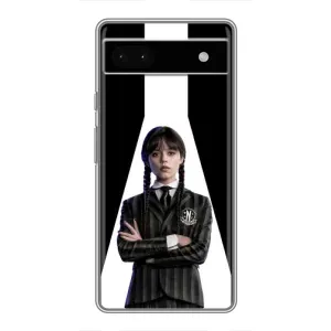 Чехлы Венсдей на Google Pixel 6a Уэнсдей (AlphaPrint) (W-Wednesday)
