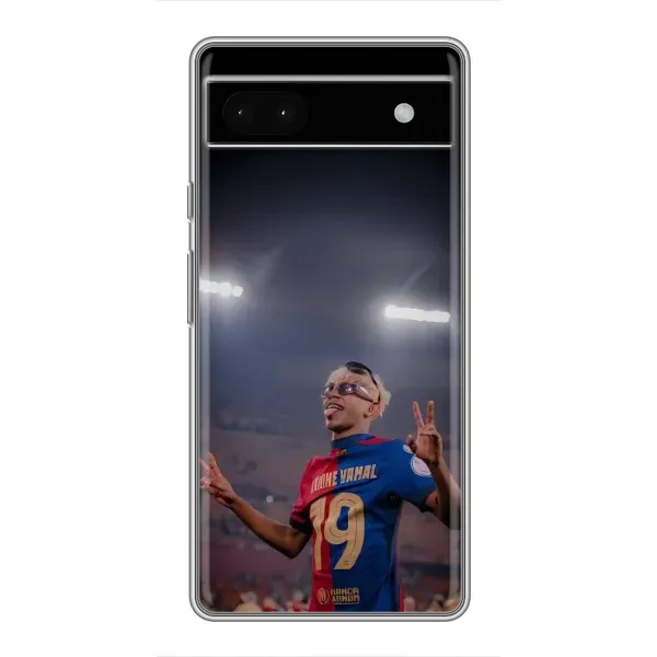 Чехол с принтом «Ямаль на стадионе» для Google Pixel 6a