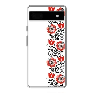 Чехол для Патриота Украины Google Pixel 6a - (AlphaPrint) (Яркая вишиванка)