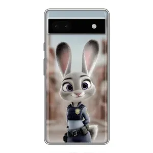 Чехол с принтом «Офицер Джуди Хоппс» для Google Pixel 6a