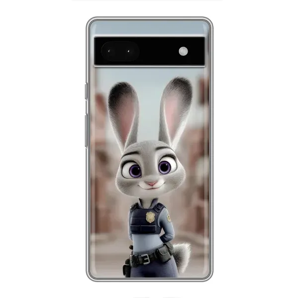 Чехол с принтом «Офицер Джуди Хоппс» для Google Pixel 6a Чехол с принтом «Офицер Джуди Хоппс» для Google Pixel 6a