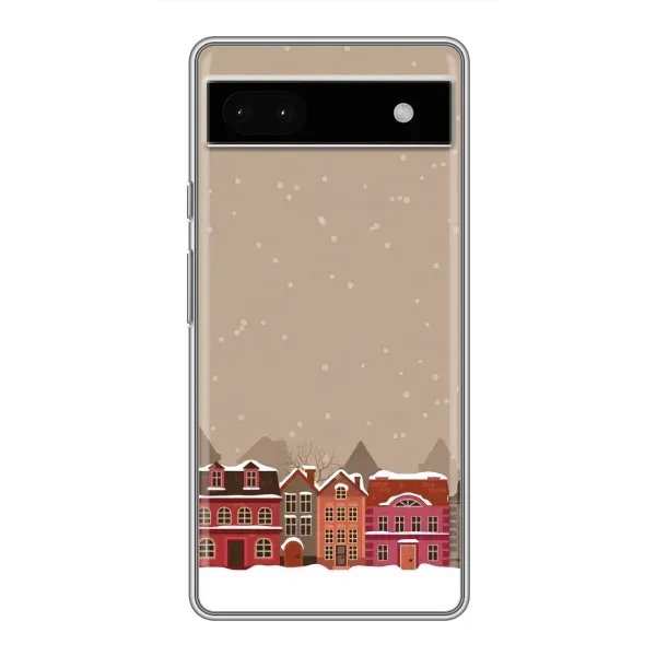 Чехол с принтом «Зимний город» для Google Pixel 6a