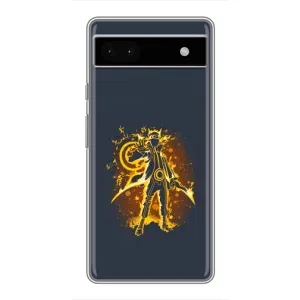 Naruto Anime Чехлы для Гугл Пиксель 6а (AlphaPrint) (золотой Наруто)