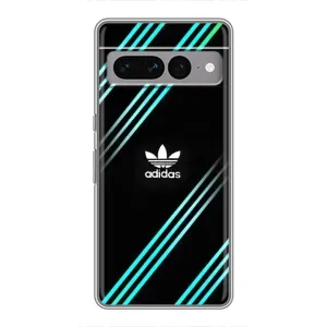 Чехлы Адидас для Google Pixel 7 Pro (AlphaPrint) (Адидас с полосами)