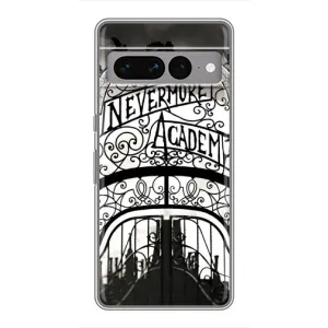 Чохол з дизайном Венздей 2 на Google Pixel 7 Pro (Ворота Академії Невермор)