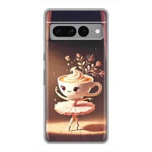 Чехол с мемом Тралалело тралала на Google Pixel 7 Pro (Балерина капучина)