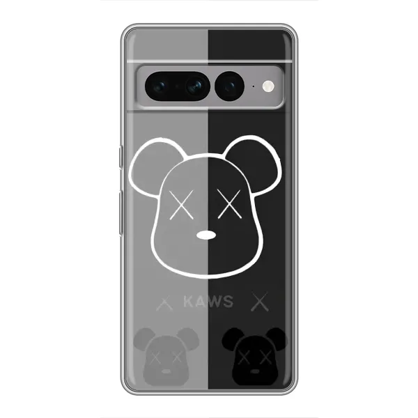 Чехол с принтом «БеарБрик глаза» для Google Pixel 7 Pro