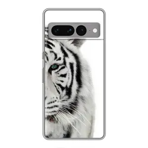 Чехлы с картинками животных Google Pixel 7 Pro (Белый Тигр)